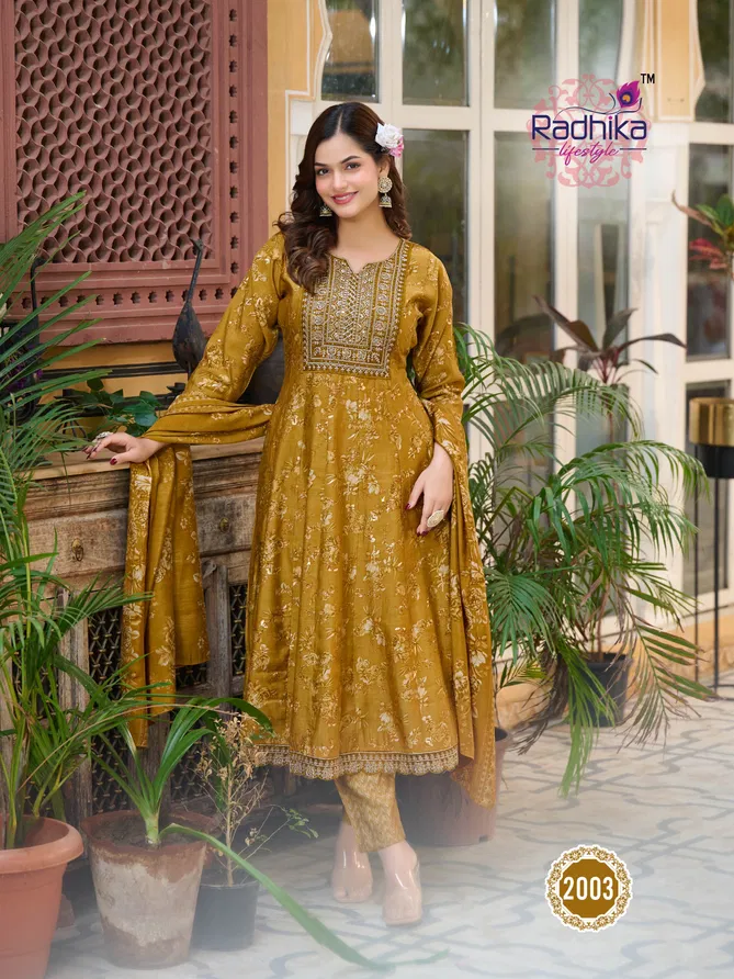 Kalki Vol 2 By Radhika Shimmer Designer Kurti With Bottom Dupatta Orders In India